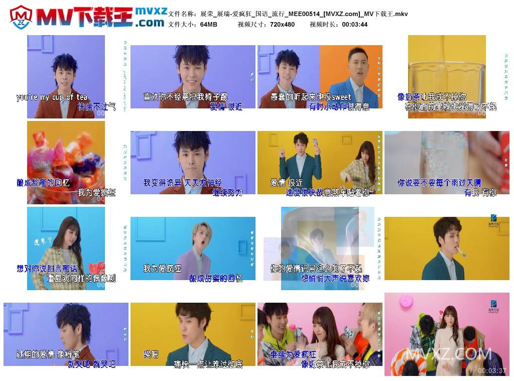 展荣_展瑞-爱疯狂_国语_流行_MEE00514